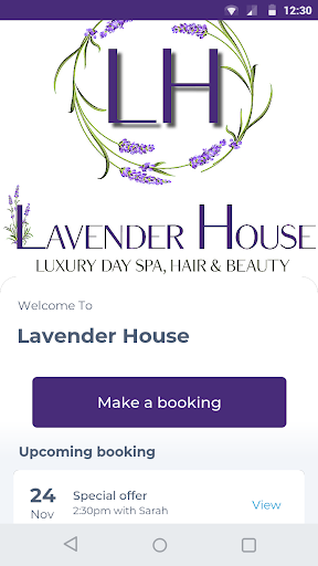 Android application Lavender House screenshort