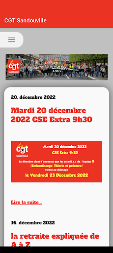 Android application CGT Renault Sandouville screenshort