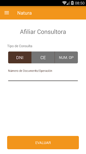 Android application Natura Inicia screenshort