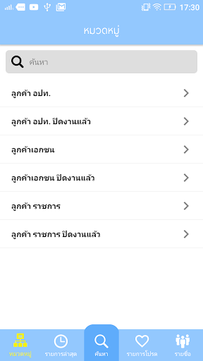 Android application Cv Phonebook screenshort