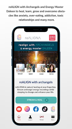 Android application reALIGNA screenshort