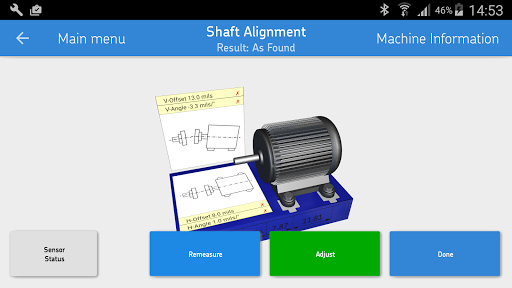 SKF Shaft alignment Screen 2