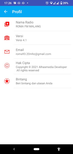 ROMA FM MALANG Screen 3