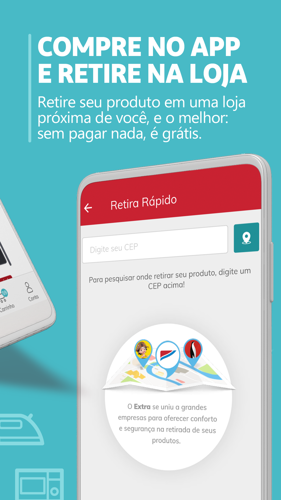 Android application Extra: Loja Online e Ofertas screenshort