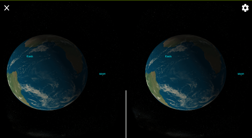 Android application Cosmonaut VR screenshort