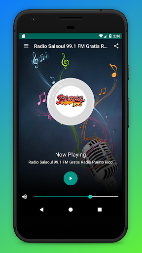 Android application Salsoul 99.1 FM Radio en Vivo screenshort