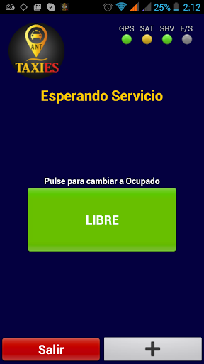 Android application Taxies (taxista) screenshort