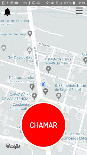 Android application Velox Driver Passageiro screenshort