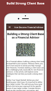How Become Financial Advisor