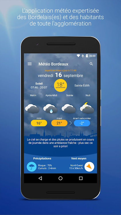 Météo Bordeaux - 3.7.0 - (Android)