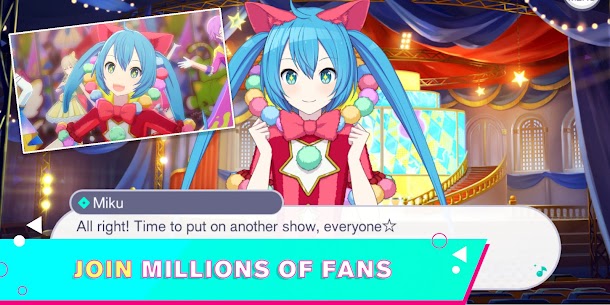 HATSUNE MIKU COLORFUL STAGE v1.1.4 Mod Apk (Auto Damage) Free For Android 5