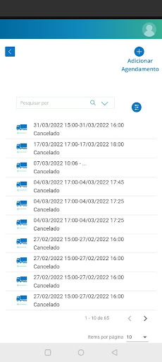 JUL - Agendamentos Screen 3