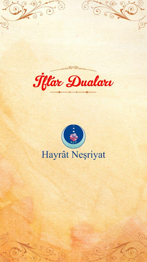 Android application İftar Duaları screenshort