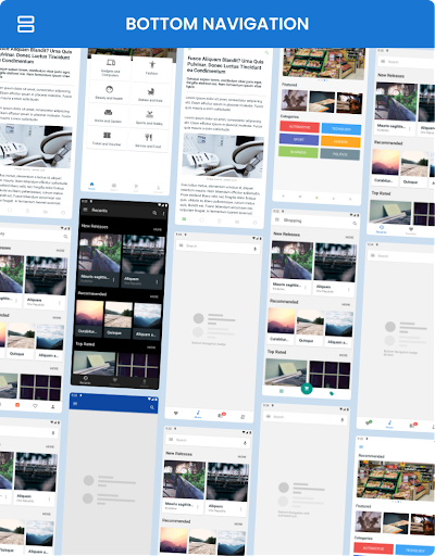 Android application MaterialX - Material Design UI screenshort