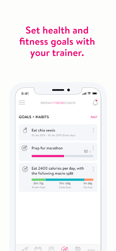 Bridal Fitness Coach Screen 3