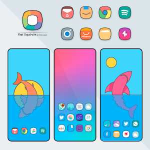 Flat Squircle - Icon Pack 4.5 (Patched)