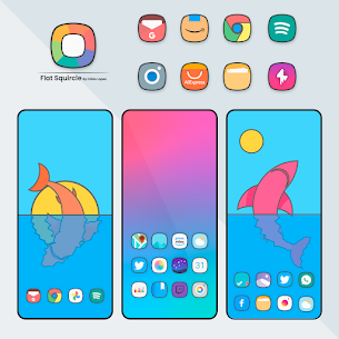 Flat Squircle Icon Pack MOD APK 4.8 (Patch Unlocked) 1