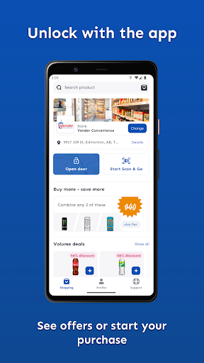 Android application Vender Convenience Store screenshort