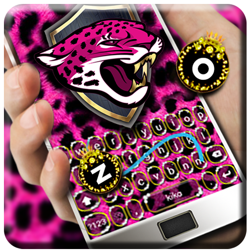 Cartoon Cheetah Keyboard Theme