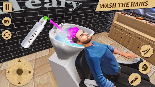Barber Shop Haircut Game 3D 1.0 APK + Mod (Unlimited money) untuk android