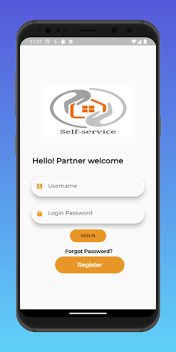 Android application SelfServicePartner screenshort