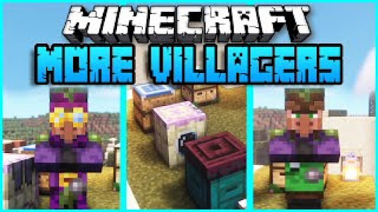 Smart Villagers Mod for MCPE