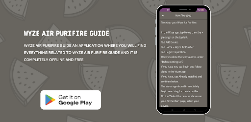 Wyze Air Purifire Guide Screen 2