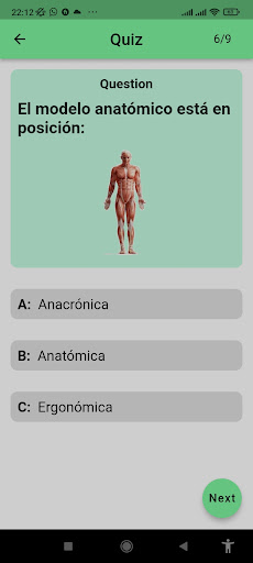 AnatoPalabra, AnatomiKids Quiz Screen 3