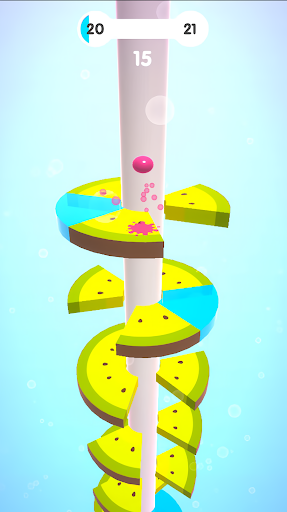 Android application Helix Fruit Jump screenshort