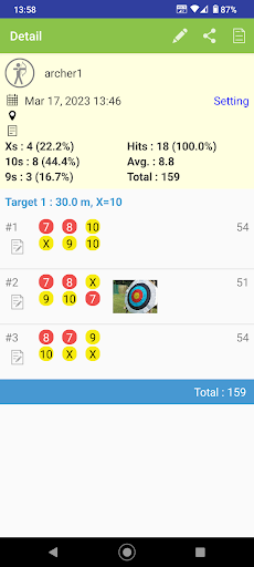 Archery Score Keeper Proのおすすめ画像2