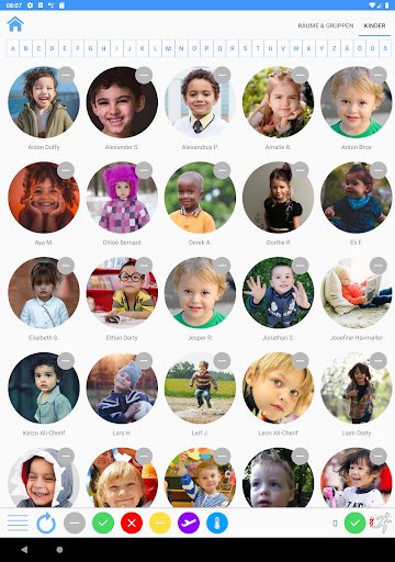 Amberg Kinder Checkin Screen 2
