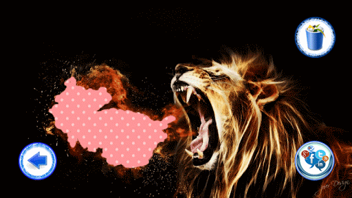 Lion Photo Frame Editor