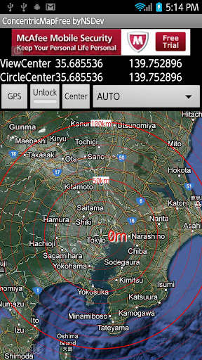 ConcentricMap byNSDev Screen 2