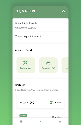 Android application Sua Nota Tem Valor screenshort