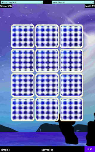 Android application Memory Match Infinite screenshort