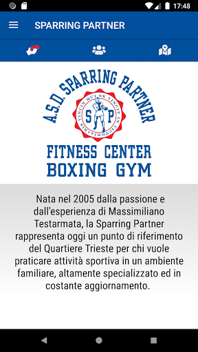 Android application Sparring Partner screenshort