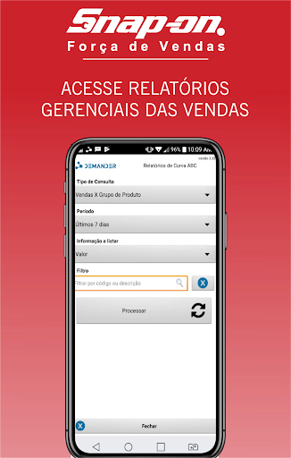 Snapon - Força de Vendas Screen 3