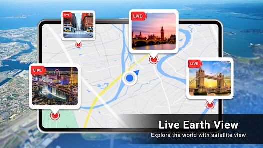 Satellite View: Live Earth HD 1.0 APK + Мод (Unlimited money) за Android