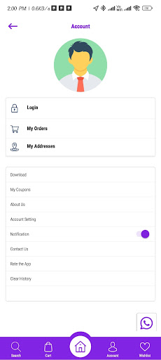ASR CRYPTO STORE Screen 3