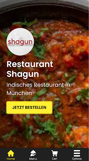 Android application Restaurant Shagun screenshort