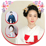 Kimono Traditional Japan Dress icon