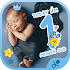Baby Boy Monthly Milestone Stickers1.0