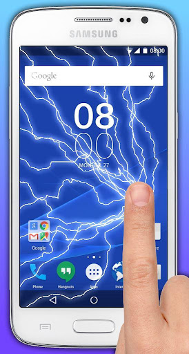 Android application Electric screen - simulator screenshort