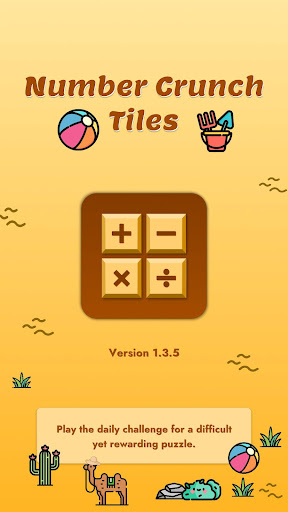 Android application Number Crunch Tiles - Puzzles screenshort