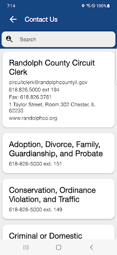Randolph Co Circuit Clerk IL Screen 2