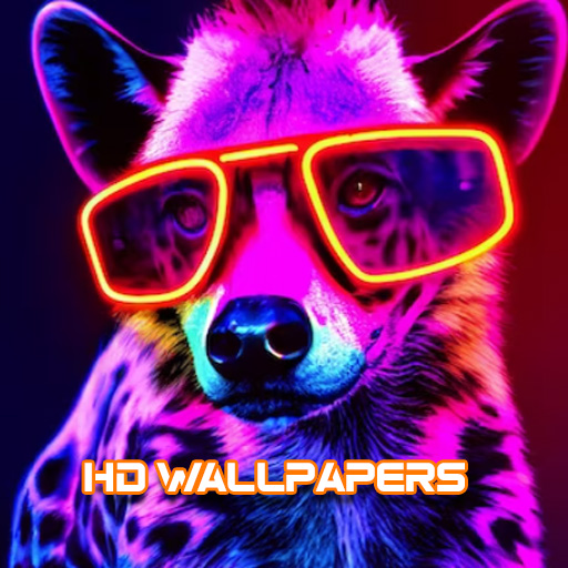 Neon Animal Wallpaper