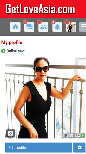 Android application Getloveasia Find Love in Asia screenshort