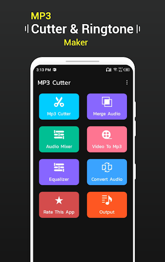 Android application MP3 Cutter & Ring Tone Maker screenshort