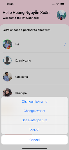 FlatConnect Screen 2