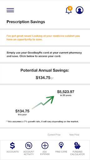FBA Flex Benefits Screen 2